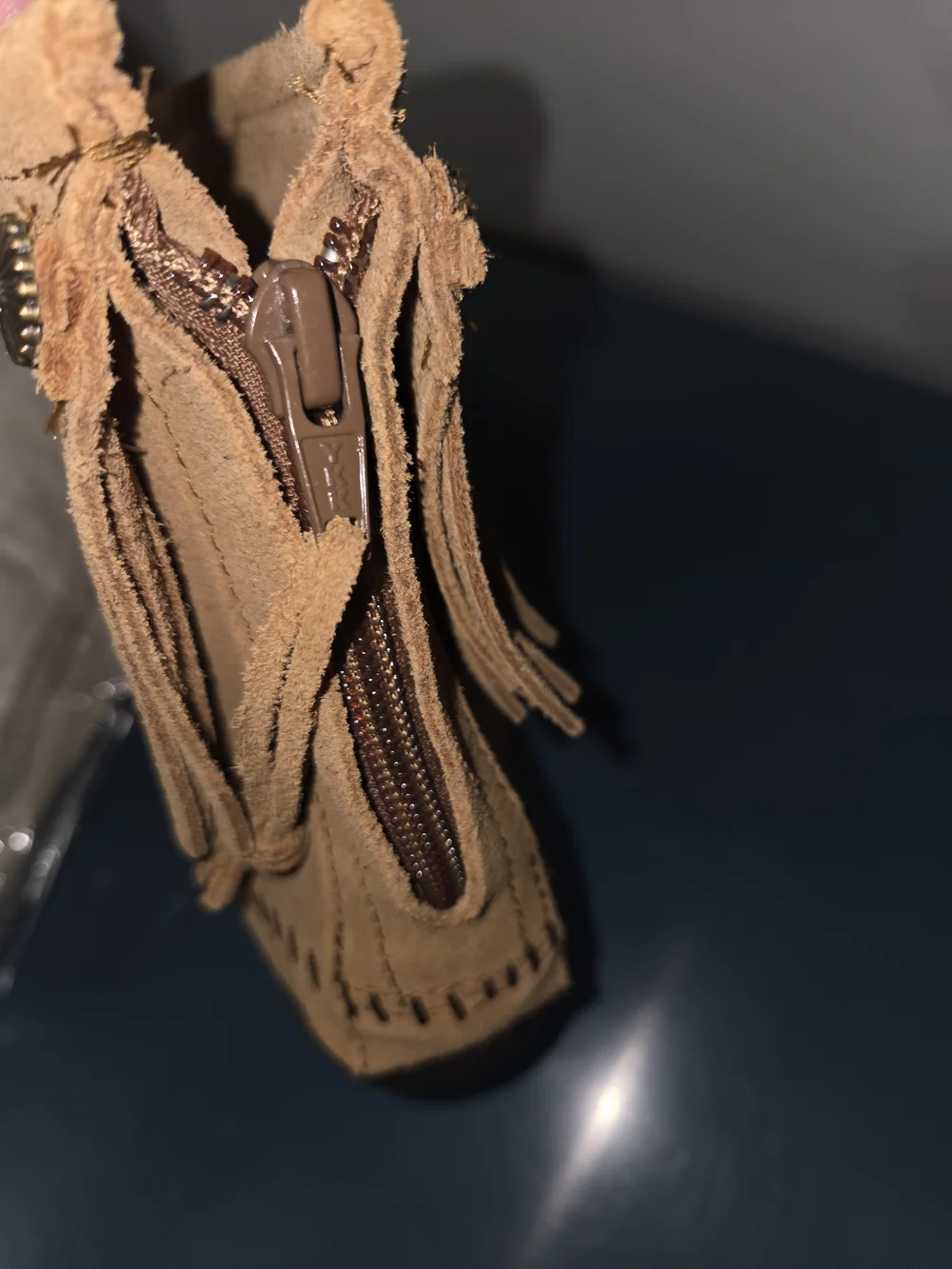 Minnetonka soft tan